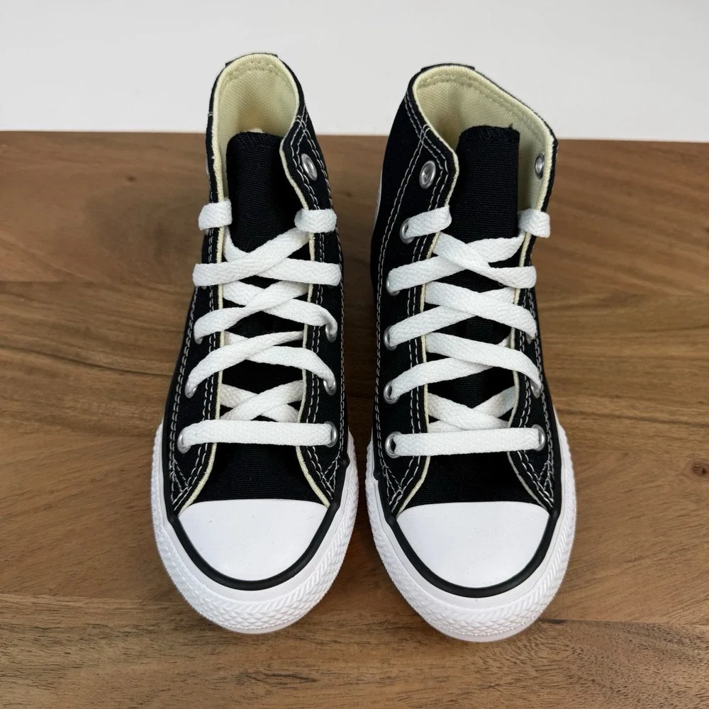 New Little Kids Converse Chuck Taylor All‎ Star High Black Sneaker Sz 11 C